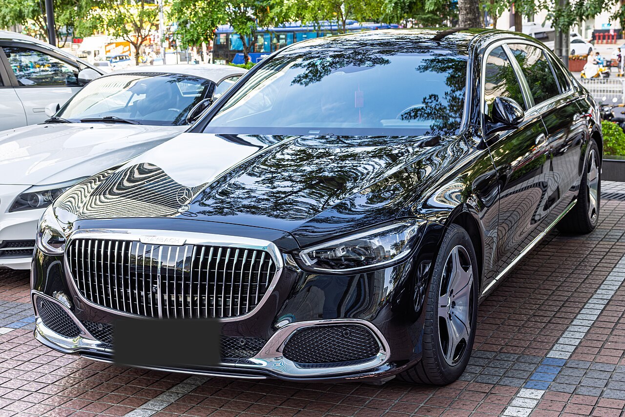 Black Mercedes-Maybach S-Class